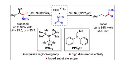 Ligand Controlled Regiodivergent Nickel Catalyzed Hydroaminoalkylation