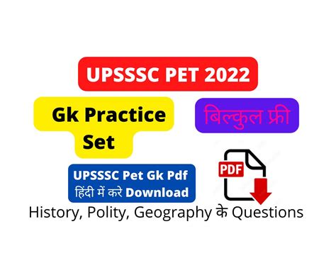 Upsssc Pet Gk Questions History Polity Questions Pdf