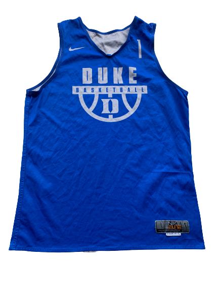 Trevon Duval Duke Basketball Reversible Practice Jersey Size L The