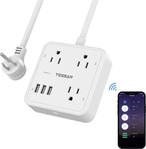 Amazon Smart Power Strip Surge Protector TESSAN WiFi Extension