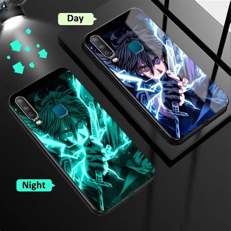 Anime Naruto Night Glowing Shockproof Hard Phone Case Vivo Y17 Y15 Y12