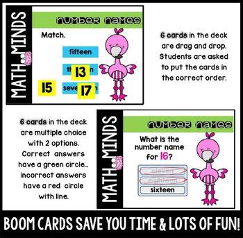 Number Names To Boom Cards Digital Task Cards By Lory Evans