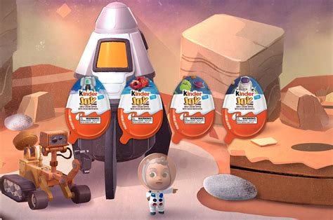 Kinder Joy Candy Now Comes With Rockets Rovers And Other Space Toys