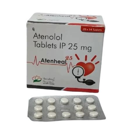 Atenheal Atenolol 25mg Tablet At Rs 35 Stripe Nagpur ID 2854085323830