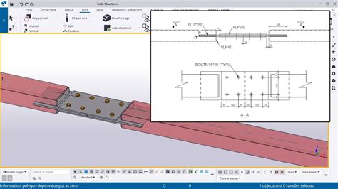 Tekla 2021 Tutorial 26 Connection With Example Youtube