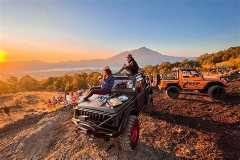 Mount Batur Sunrise Jeep Tour With Natural Hot Spring In Ubud Bali