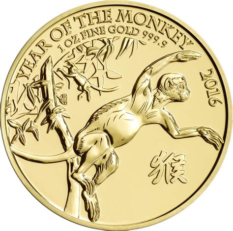 Buy Royal Mint Year Of The Monkey Gold Coins Bullionbypost From