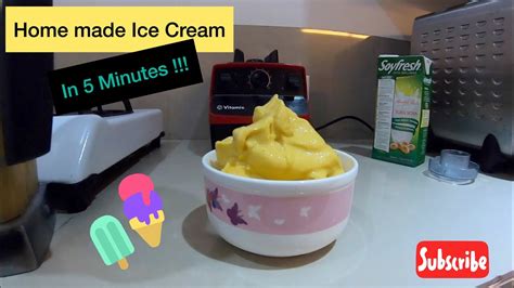 Homemade Ice Cream In Under 5 Minutes Youtube