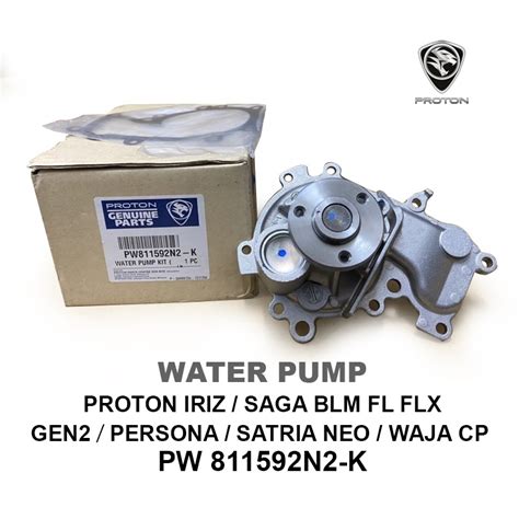 Original Proton Pw N K Water Pump Proton Waja Exora Cps Gen