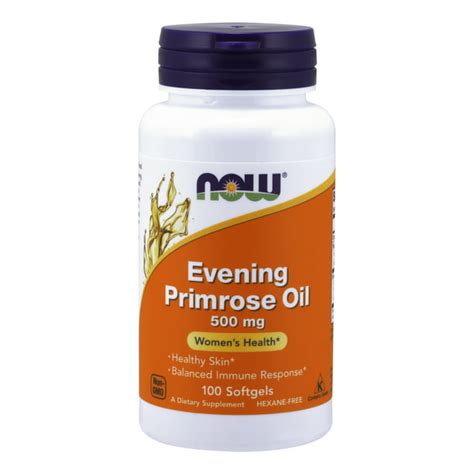 Now Supplements Evening Primrose Oil 500 Mg With Naturally Occurring