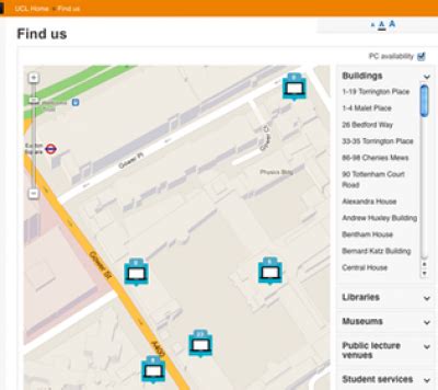 New online map shows PC availability on UCL campus | UCL News - UCL ...