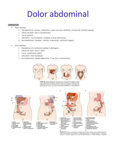 Dolor Abdominal en Pediatría Medicina La Mía uDocz