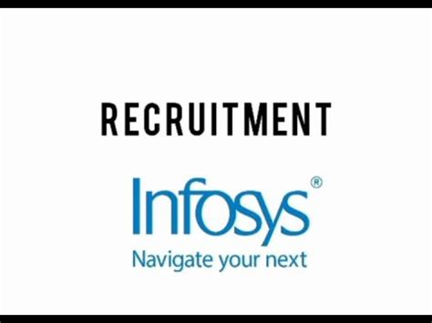 Infosys Recruitment Freshers Job YouTube