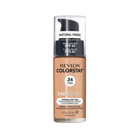 Revlon 24 Hrs Colorstay Makeup 240 Medium Beige Normal Dry Skin 1 Oz