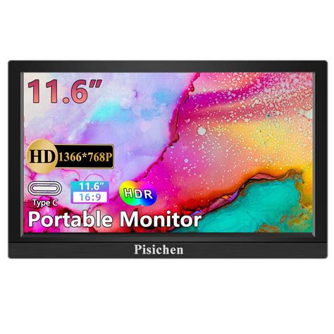 Amazon Pisichen Portable Monitor 11 6 Inch HD 1366x768 IPS Screen