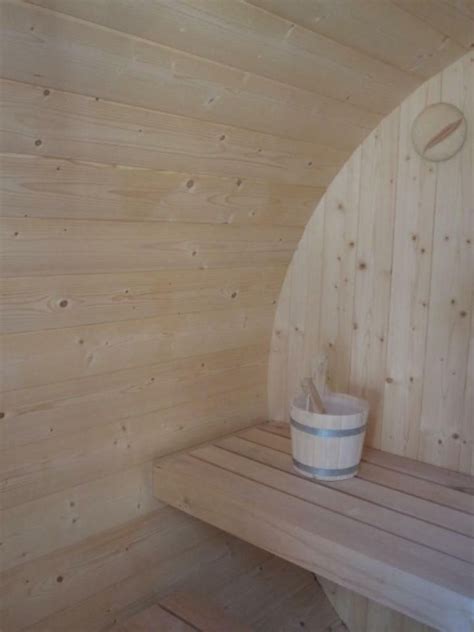 Wellness Terrassensauna ø 160 Cm Sofoft Abholbereit Sauna Saunafass