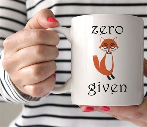 Zero Fox Given Mugs Coffee Home Decal Tea Mugen Dishwasherandmicrowave