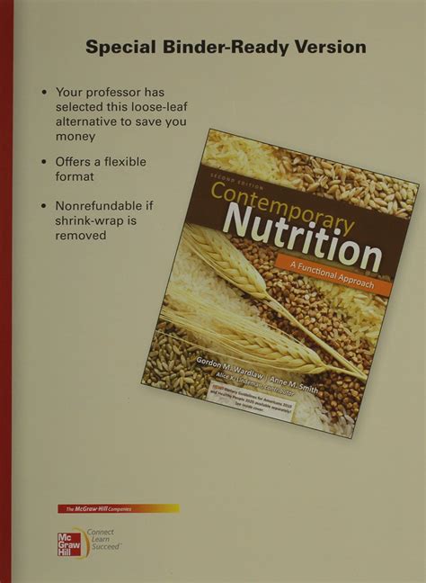 Combo Loose Leaf Version Of Contemporary Nutrition A Functional