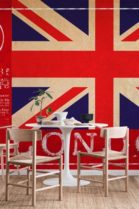 Union Jack Abstract Wallpaper Mural Wallpaper Grunge Jack London