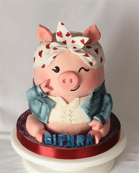 Pig Cake Design Images (Pig Birthday Cake Ideas) | Pig birthday cakes ...