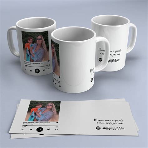 Caneca Interativa Spotify Elo7 Produtos Especiais