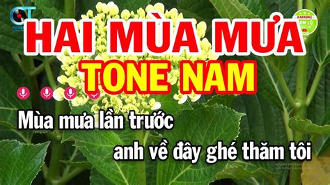 Karaoke Hai M A M A Tone Nam Bm Nh C S Ng Ph I M I D H T