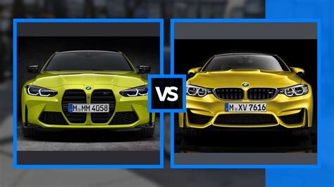 Bmw M4 Confronto Fra La Nuova G82 E La Vecchia Generazione F82 83