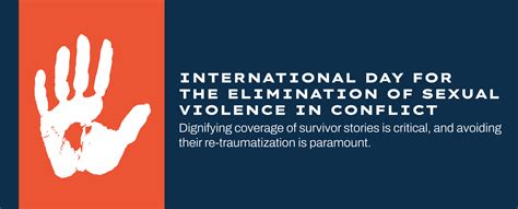 International Day For The Elimination Of Sexual Violence In Conflict