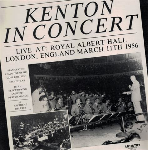 Stan Kenton Kenton In Concert Live At Royal Albert Hall London