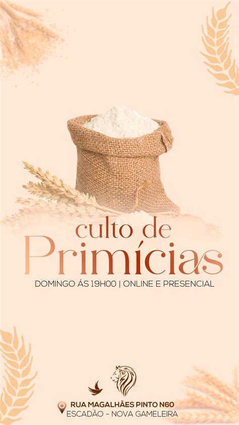 Culto De Primicias Church Graphic Design Church Poster Design Flyer