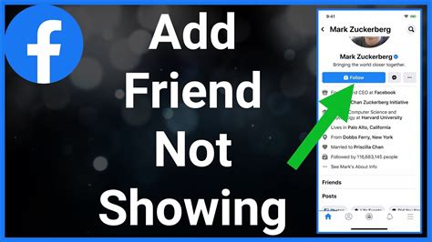 How To Fix Add Friend Not Showing On Facebook Youtube