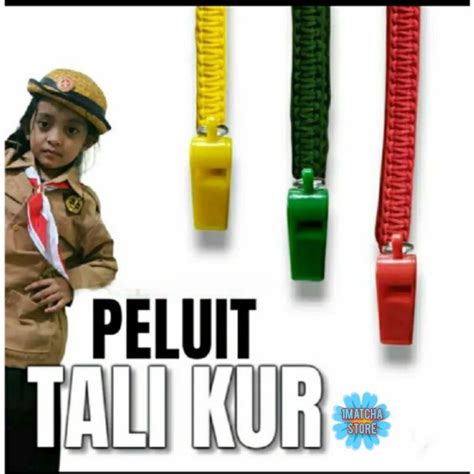 Jual Tali Koor Talikur Tali Kur Peluit Pramuka Siaga Penggalang