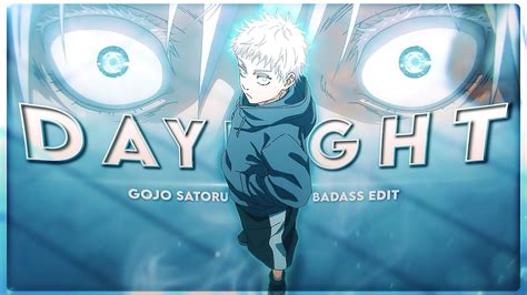 Jujutsu Kaisen Gojo Satoru 😈 Daylight Editamv Youtube