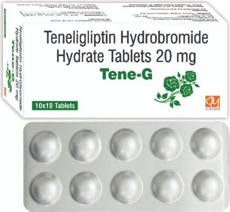 Teneligliptin Hydrobromide Hydrate Tablets Mg Tene G At Rs Stripe