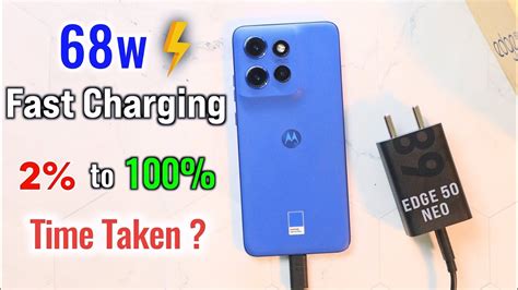 Moto Edge Neo Charging Test Full Battery Charged Time To