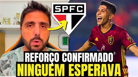 EXPLODIU EM SP 1º REFORÇO DO DORIVAL JUNIOR SÃO PAULO CONFIRMOU