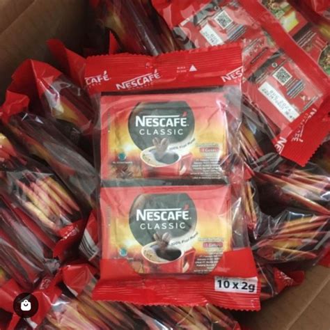 Jual Nescafe Classic Sachet Kopi Instan Murni Dalgona Isi X Gr