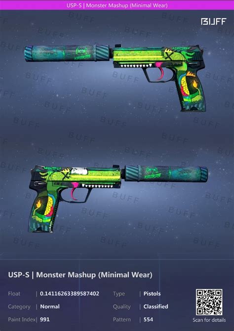 Usp S Monster Mashup Mw Csgo Video Gaming Gaming Accessories In Game