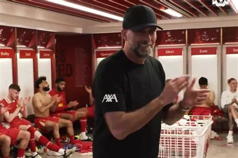 Jurgen Klopp Gives Players Only Us Man City Message In Last Liverpool