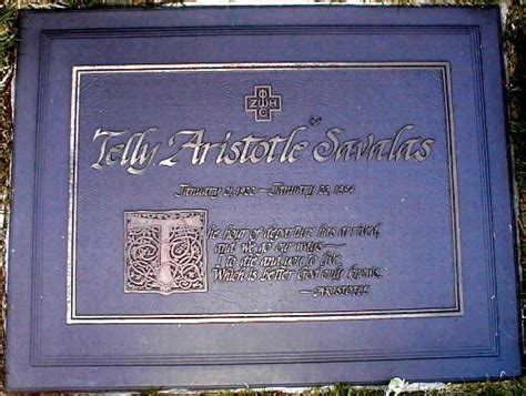 Telly Savalas 1922 1994 Find A Grave Photos Famous Tombstones