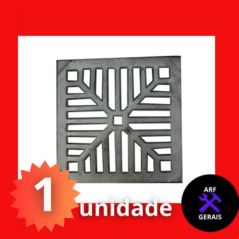 GRELHA FERRO FUNDIDO 15x15 GRELHA Shopee Brasil