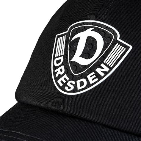 Basecap Wappen STRUKTUR Snapback Schwarz SG Dynamo Dresden Fanshop