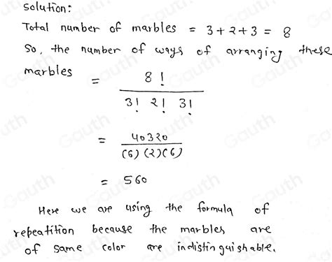 Solved Question How Many Distinct Ways Are There To Arrange Blue