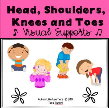 Head, Shoulders, Knees and Toes Visual Supports by Autism Little Learners