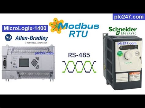 Micrologix Modbus Rtu Schneider Atv Tutorial Youtube