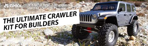 Scx Iii Jeep Jlu Wrangler X Rock Crawler With Portals Kit