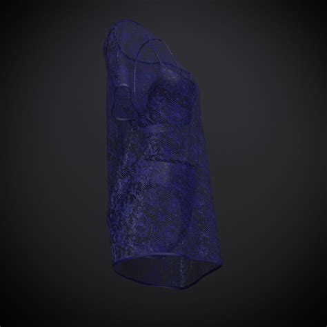 3D Model Female Sexy Swimsuit Outfit Bikini And Sheer Top VR AR Low Poly CGTrader