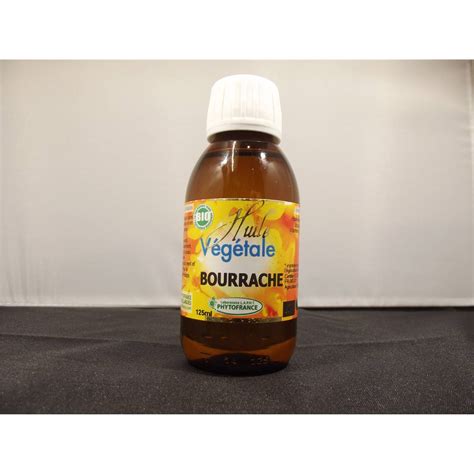 Huile végétale de Bourrache BIO 125ml