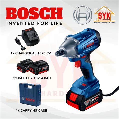 Syk Bosch Gds 250 Li Cordless Impact Wrench Brushless Motor Impact