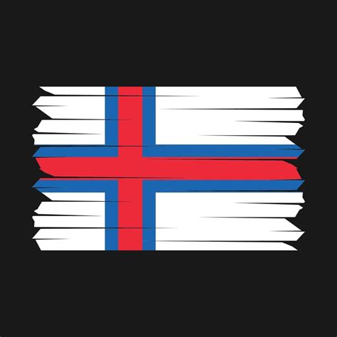 Faroe Islands Flag Brush 21584782 Vector Art At Vecteezy